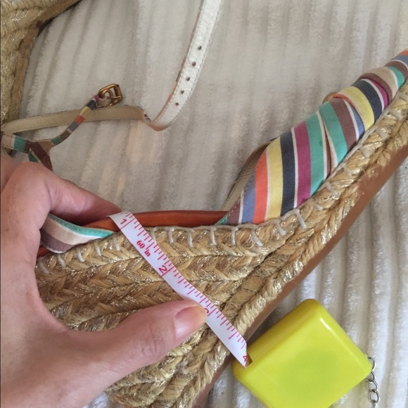 Marc Jacobs multicolor stripes wedges - Picture 12 of 15